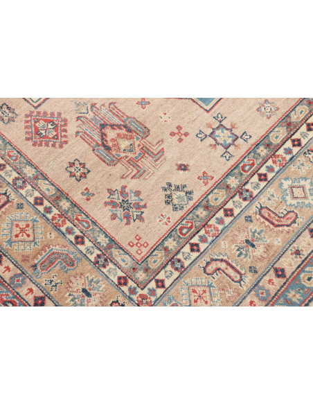 Tappeto Kazak Afghanistan 189x272 Beige Crema A