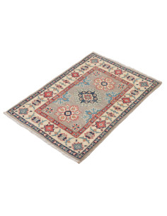 Tappeto Kazak Afghanistan 63x88 Grigio Beige Cr 2