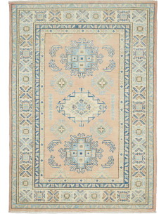 Tappeto Kazak Afghanistan 102x147 Rosa Chiaro B