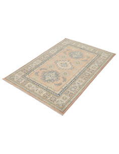 Tappeto Kazak Afghanistan 102x147 Rosa Chiaro B 2