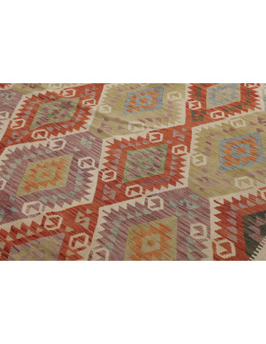 Rug Kilim Afghanistan 410x587 Terracotta Red Cr