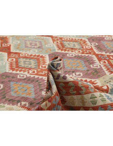 Rug Kilim Afghanistan 410x587 Terracotta Red Cr