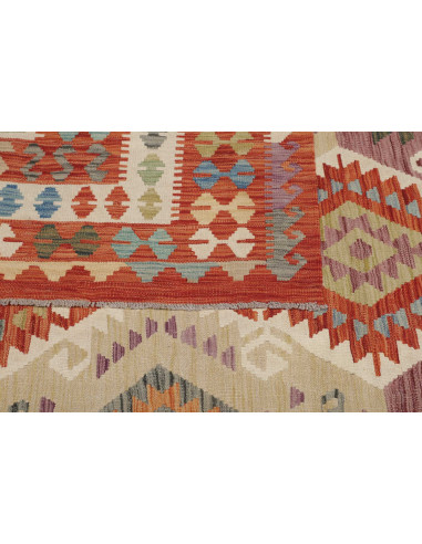 Rug Kilim Afghanistan 410x587 Terracotta Red Cr