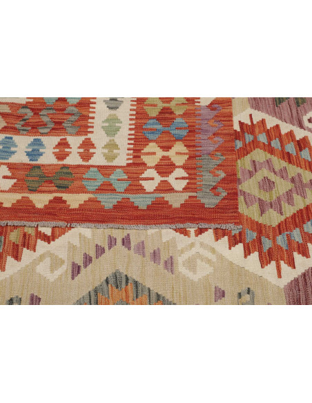 Rug Kilim Afghanistan 410x587 Terracotta Red Cr