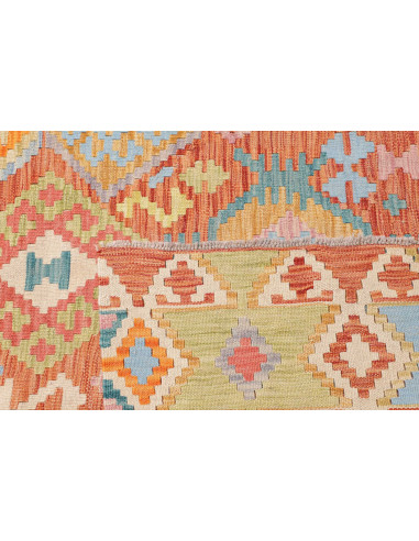 Tappeto Kilim Afghanistan 213x291 Terracotta Mu