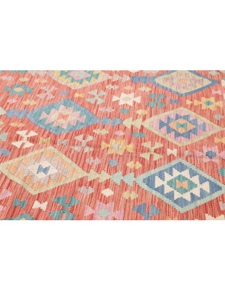 Rug Kilim Afghanistan 205x298 Terracotta Red Sk