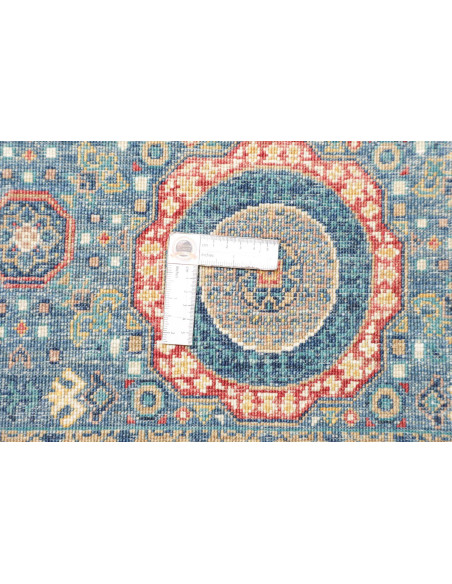 Tappeto Mamlouk Pakistan 82x125 Blu Petrolio Ar