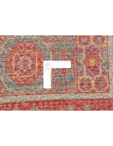 Tappeto Mamlouk Pakistan 79x127 Rosso Petrolio