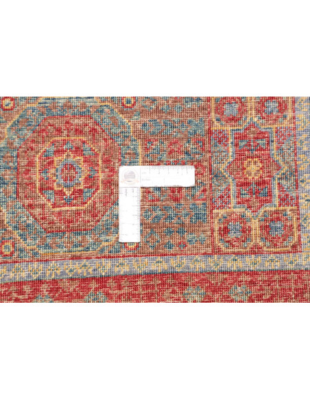 Tappeto Mamlouk Pakistan 79x127 Rosso Petrolio