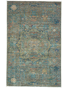 Rug Mamlouk Pakistan 79x122 Petrol Green Aquama