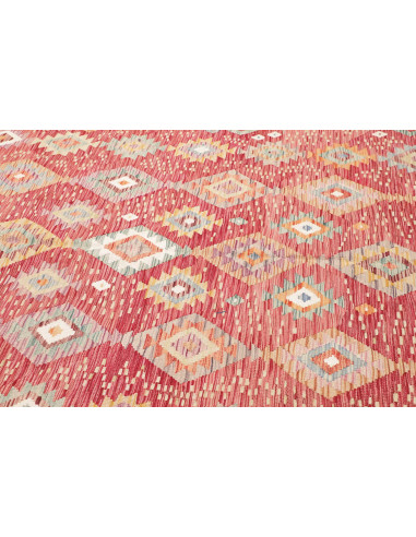 Tappeto Kilim Afghanistan 200x308 Rosso Terraco