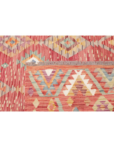 Tappeto Kilim Afghanistan 200x308 Rosso Terraco
