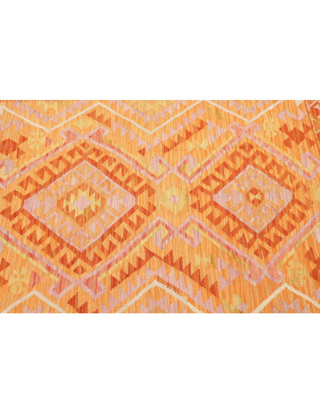 Rug Kilim Afghanistan 131x181 Orange Yellow Gol