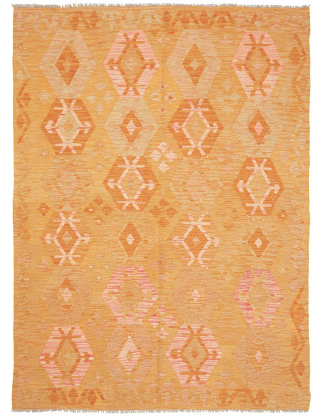 Rug Kilim Afghanistan 149x206 Golden Yellow Ter