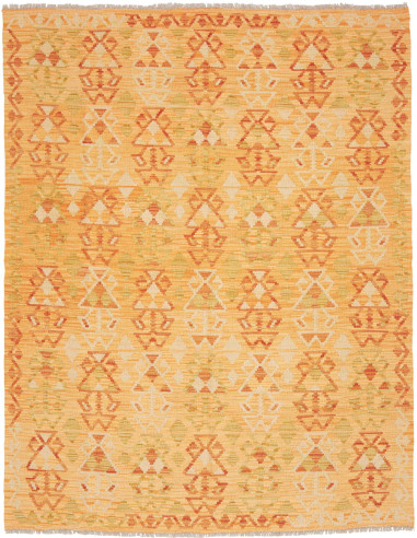 Rug Kilim Afghanistan 158x202 Ochre Orange Crea