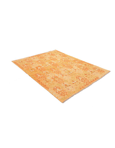 Rug Kilim Afghanistan 158x202 Ochre Orange Crea