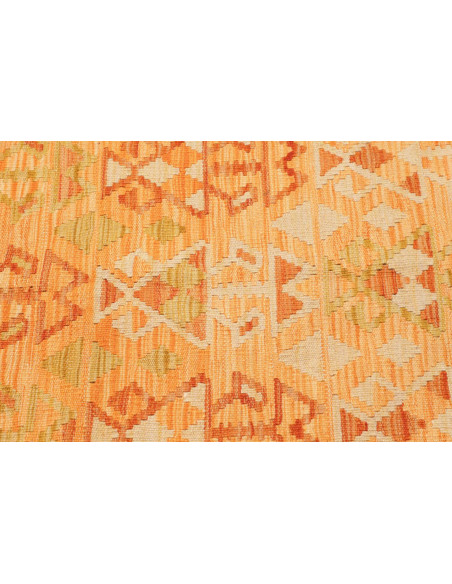 Rug Kilim Afghanistan 158x202 Ochre Orange Crea