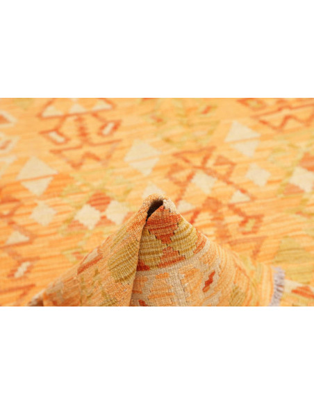 Rug Kilim Afghanistan 158x202 Ochre Orange Crea