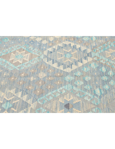 Rug Kilim Afghanistan 156x213 Grey Blue Turquoi
