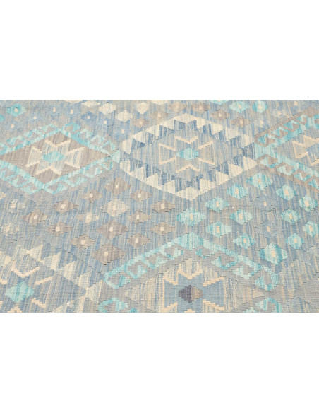Rug Kilim Afghanistan 156x213 Grey Blue Turquoi