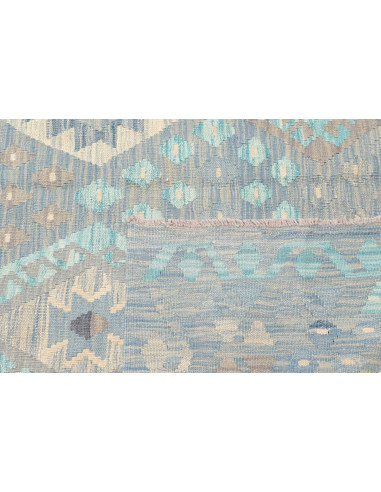 Rug Kilim Afghanistan 156x213 Grey Blue Turquoi