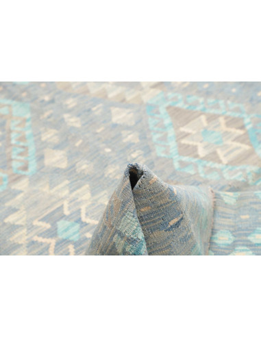Rug Kilim Afghanistan 156x213 Grey Blue Turquoi