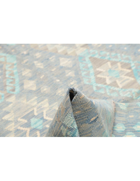 Rug Kilim Afghanistan 156x213 Grey Blue Turquoi