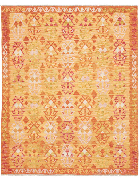 Rug Kilim Afghanistan 160x196 Golden Orange Ter