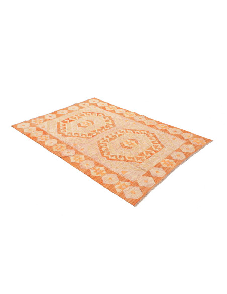 Rug Kilim Afghanistan 123x175 Earthy Orange Lig
