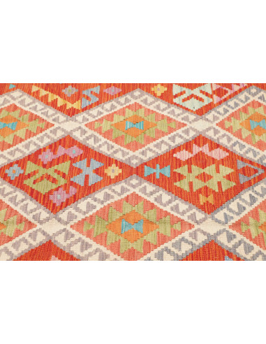 Tappeto Kilim Afghanistan 119x191 Terracotta Bl