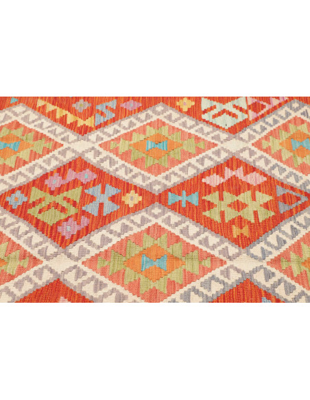 Tappeto Kilim Afghanistan 119x191 Terracotta Bl