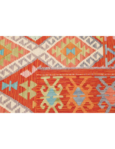 Tappeto Kilim Afghanistan 119x191 Terracotta Bl