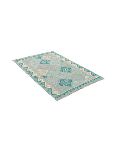 Rug Kilim Afghanistan 104x151 Aqua Turquoise Li