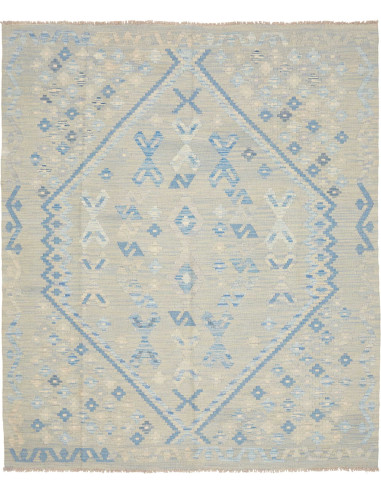 Tappeto Kilim Afghanistan 166x198 Verde Salvia