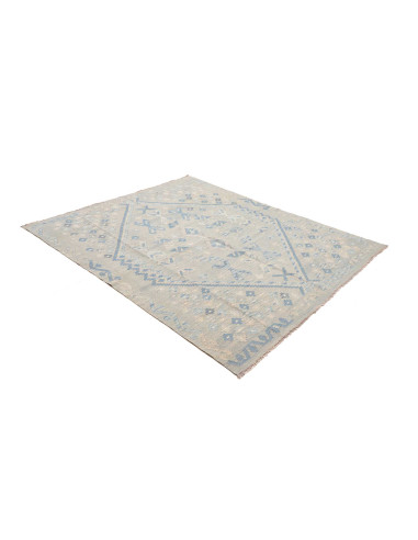 Tappeto Kilim Afghanistan 166x198 Verde Salvia