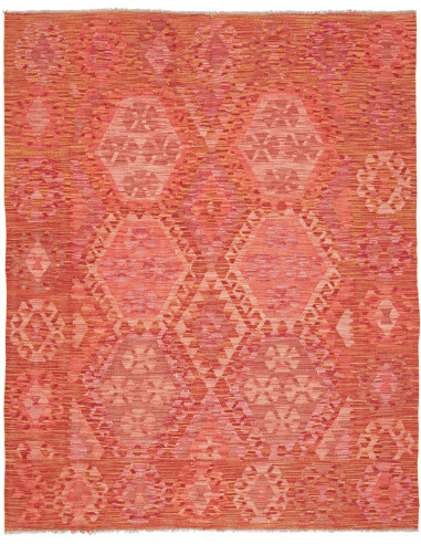 Tappeto Kilim Afghanistan 159x197 Arancione Cor