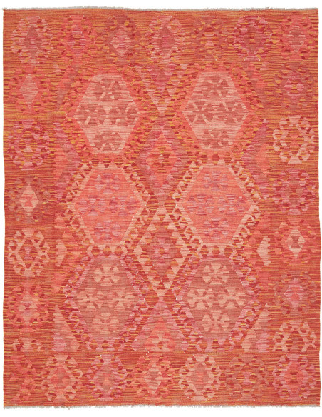 Tappeto Kilim Afghanistan 159x197 Arancione Cor