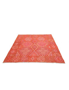 Tappeto Kilim Afghanistan 159x197 Arancione Cor 2