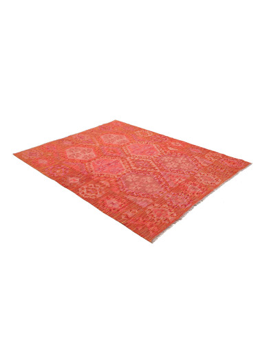 Tappeto Kilim Afghanistan 159x197 Arancione Cor