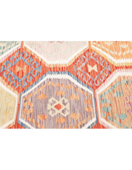 Tappeto Kilim Afghanistan 201x304 Terracotta Ar