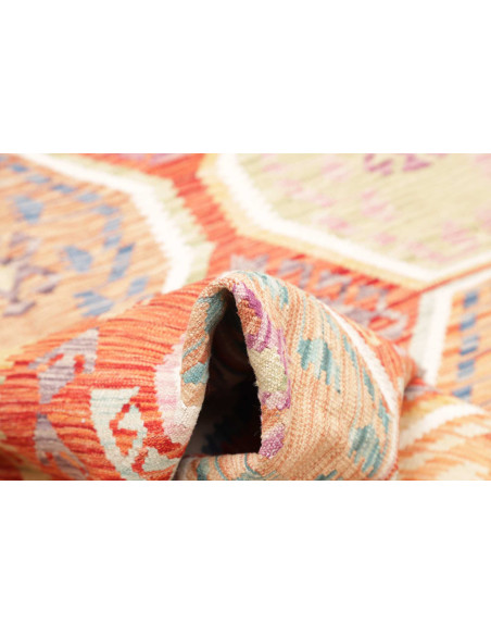 Tappeto Kilim Afghanistan 201x304 Terracotta Ar