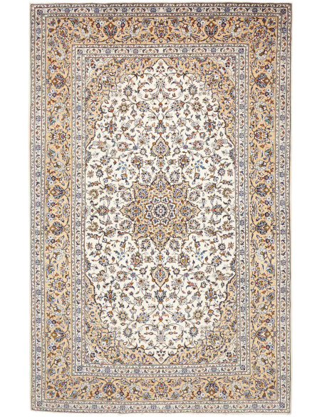 Tappeto Kashan Persia 203x317 Crema Avorio Beig