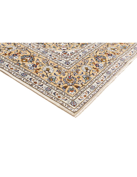 Tappeto Kashan Persia 203x317 Crema Avorio Beig
