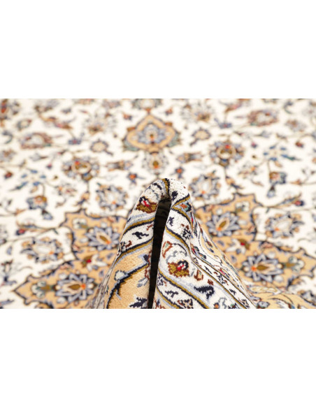 Tappeto Kashan Persia 203x317 Crema Avorio Beig