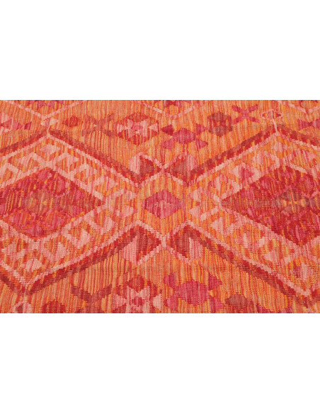 Rug Kilim Afghanistan 128x185 Orange Red Salmon