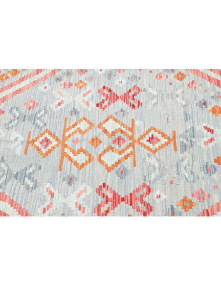 Rug Kilim Afghanistan 155x201 Sky Blue Coral Pe
