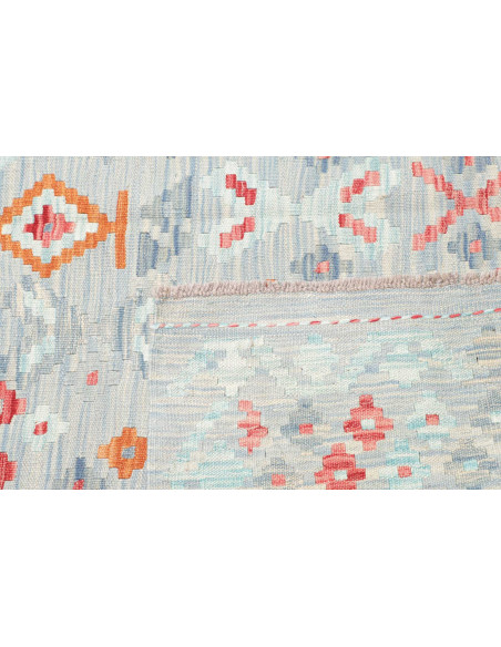 Rug Kilim Afghanistan 155x201 Sky Blue Coral Pe