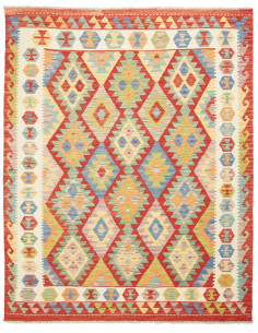 Kilim 158x194 Cm Kilim, Afghanistan, Lana Cardata A Mano