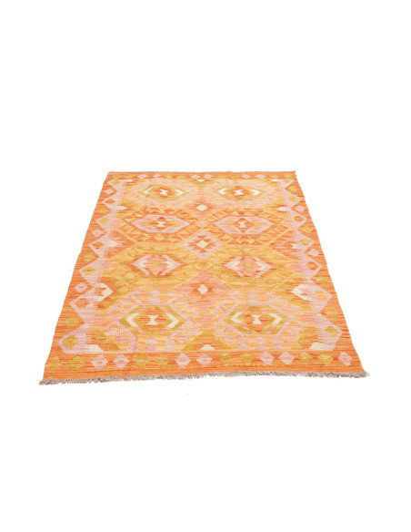 Rug Kilim Afghanistan 102x156 Orange Gold Peach