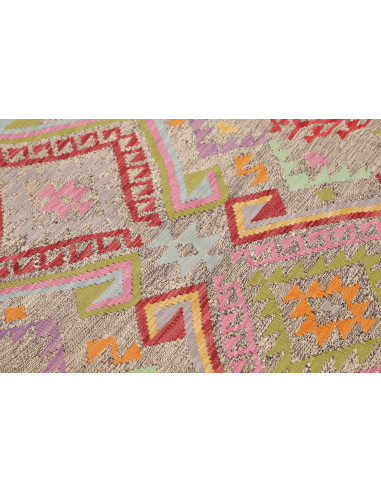 Rug Kilim Afghanistan 152x208 Light Grey Beige